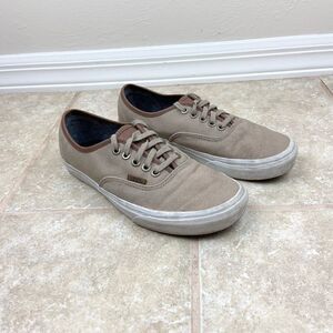 Vans Khaki Off The Wall Sneakers